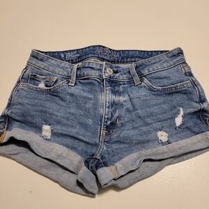 ARIZONA Jean Shorts Mid Rise Shorties Size 5